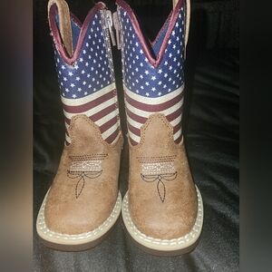 Twister Toddler Jacob Stars & Stripes boots, Size 4